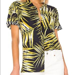 Double Rainbouu Tiger Palm Hawaiian Shirt